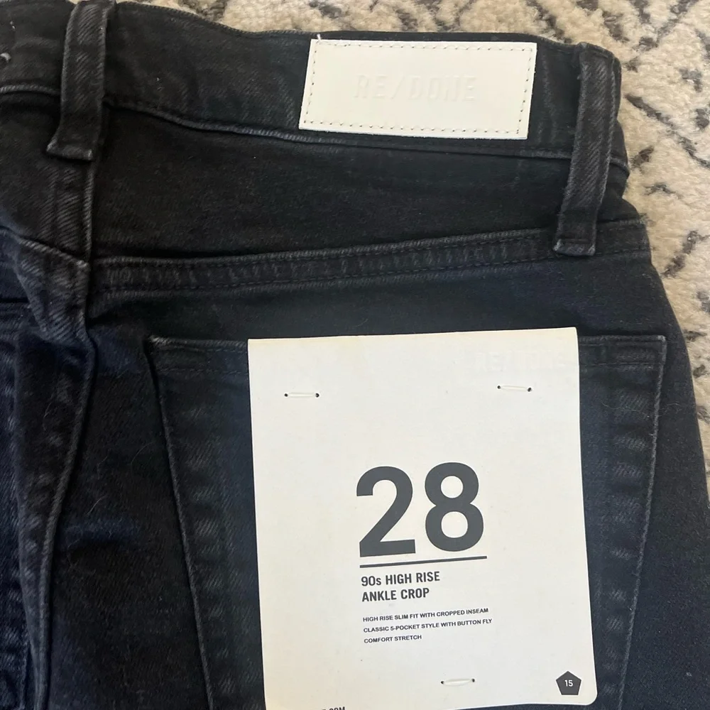 Re/Done NWT never worn 90s high rise ankle crop - Picture 6 of 7
